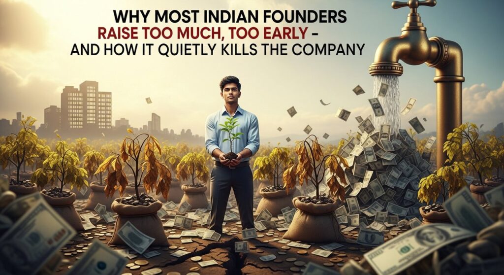 Why Most Indian Founders Raise Too Much, Too Early - And How It Quietly Kills the Company