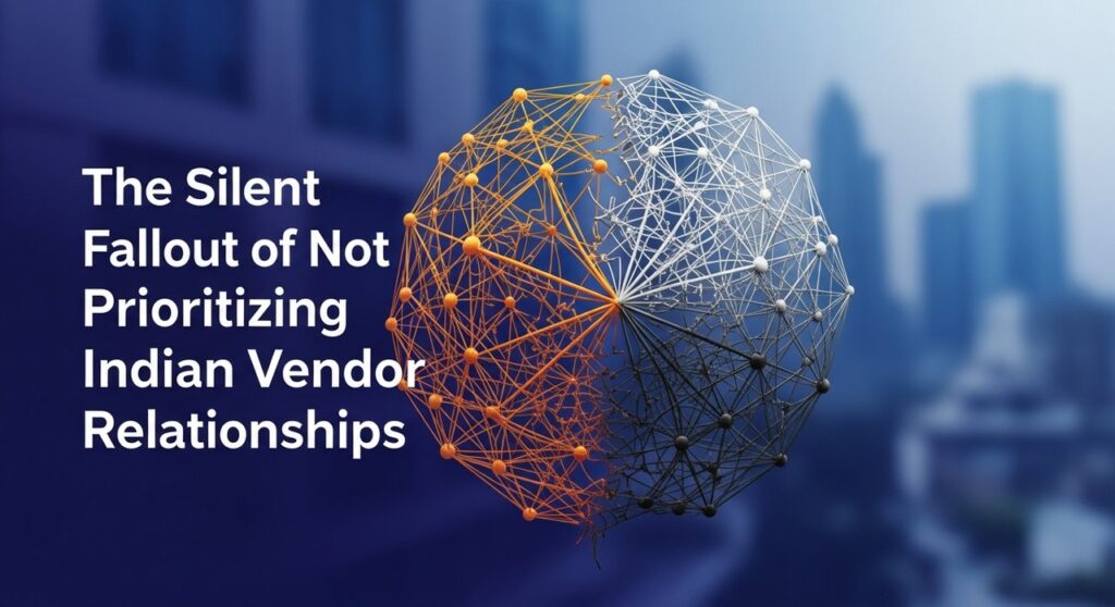 The Silent Fallout of Not Prioritizing Indian Vendor Relationships