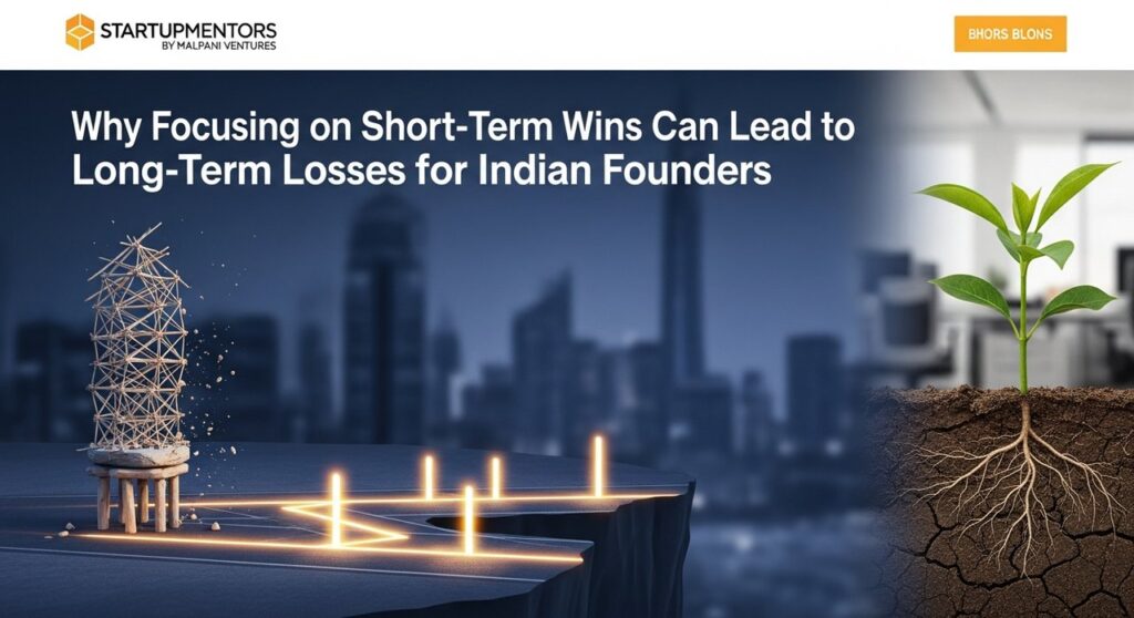 Why Focusing on Short-Term Wins Can Lead to Long-Term Losses for Indian Founders