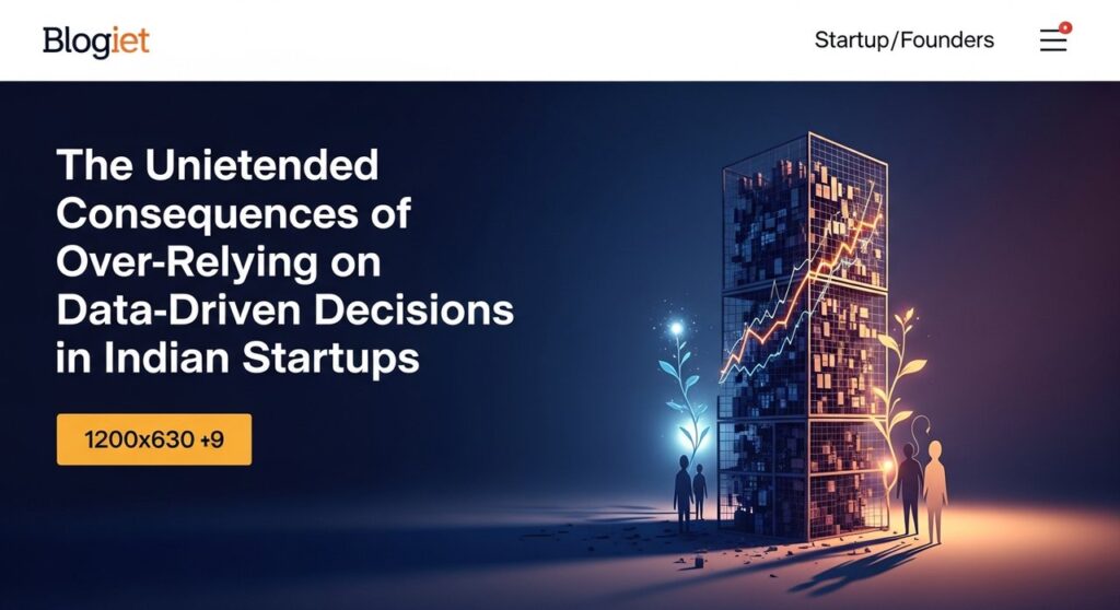 The Unintended Consequences of Over-Relying on Data-Driven Decisions in Indian Startups
