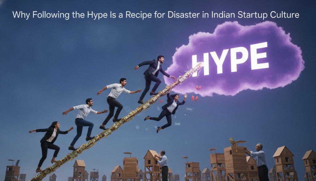 Why Following the Hype Is a Recipe for Disaster in Indian Startup Culture
