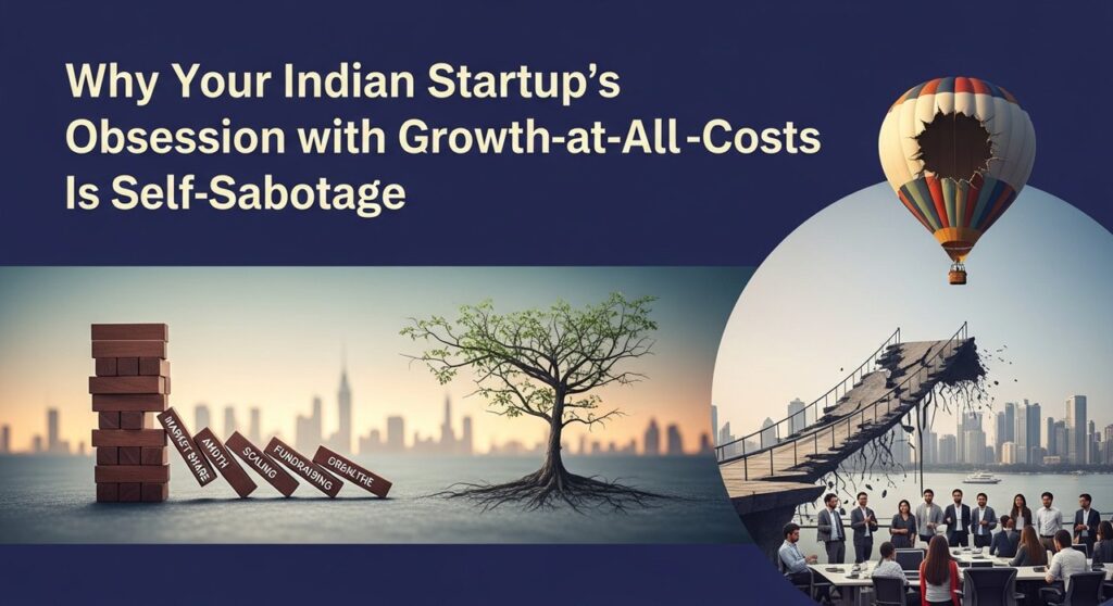 Why Your Indian Startup's Obsession with Growth-at-All-Costs Is Self-Sabotage